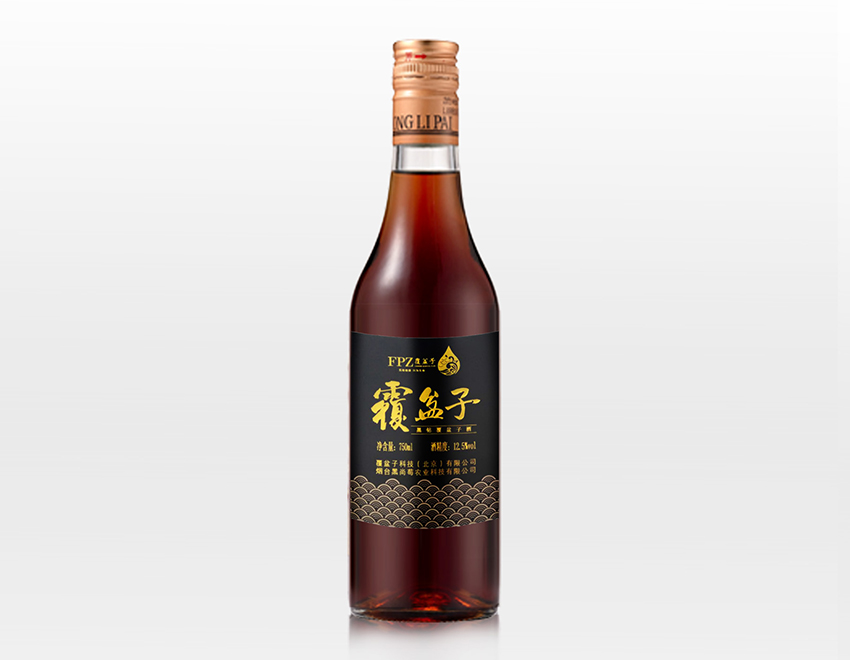 東營布紋紙燙金凸油酒標